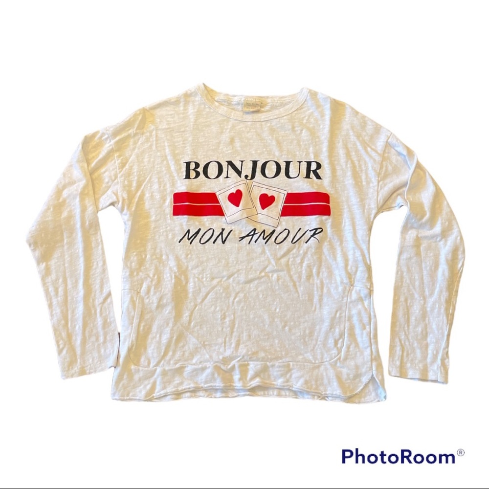 ZARA Girls Long Sleeve T Shirt Size 13/14